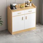 Modern Narrow Wood Sideboard Multiple Drawers Cabinets