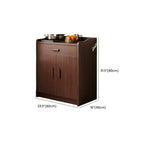 Modern Narrow Wood Sideboard Multiple Drawers Cabinets