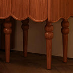 Narrow Modern Wood Nightstand with Drawer