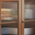 Modern Bamboo Narrow Sideboard with Drawers