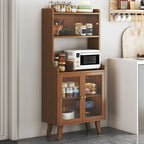 Modern Bamboo Narrow Sideboard with Drawers