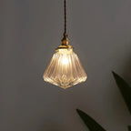 Industrial Clear Glass Pendant Light for Kitchen Island