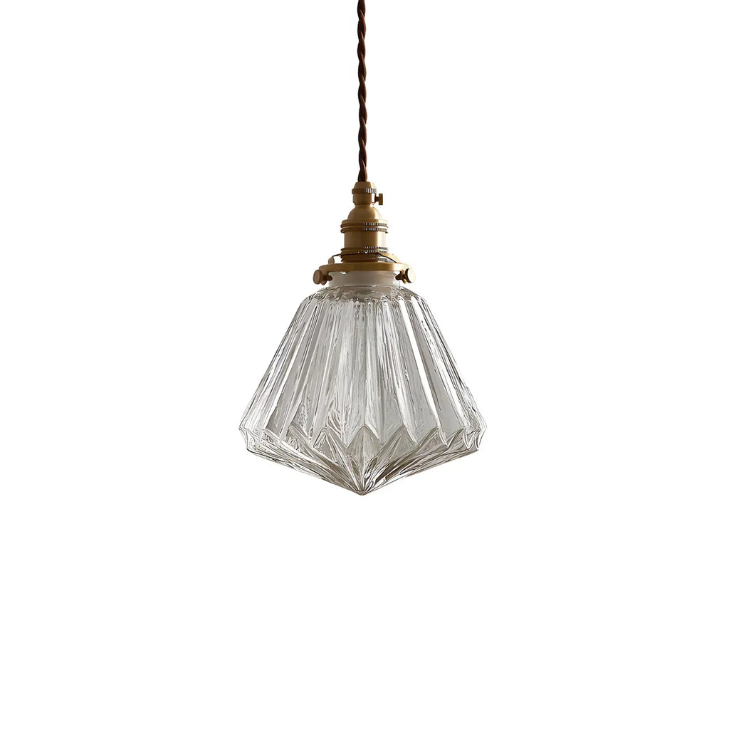 Industrial Clear Glass Pendant Light for Kitchen Island