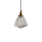 Industrial Clear Glass Pendant Light for Kitchen Island