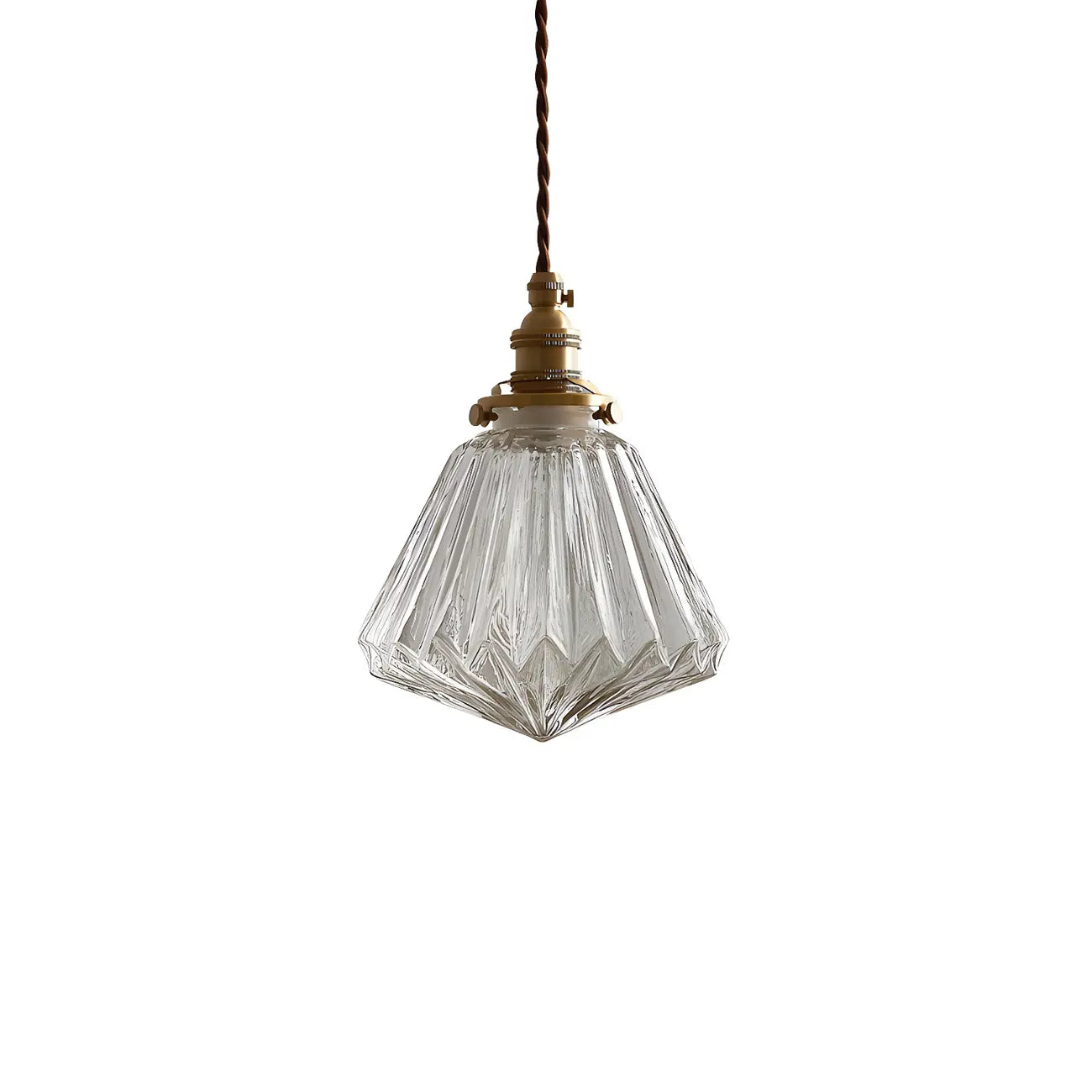 Industrial Clear Glass Pendant Light for Kitchen Island