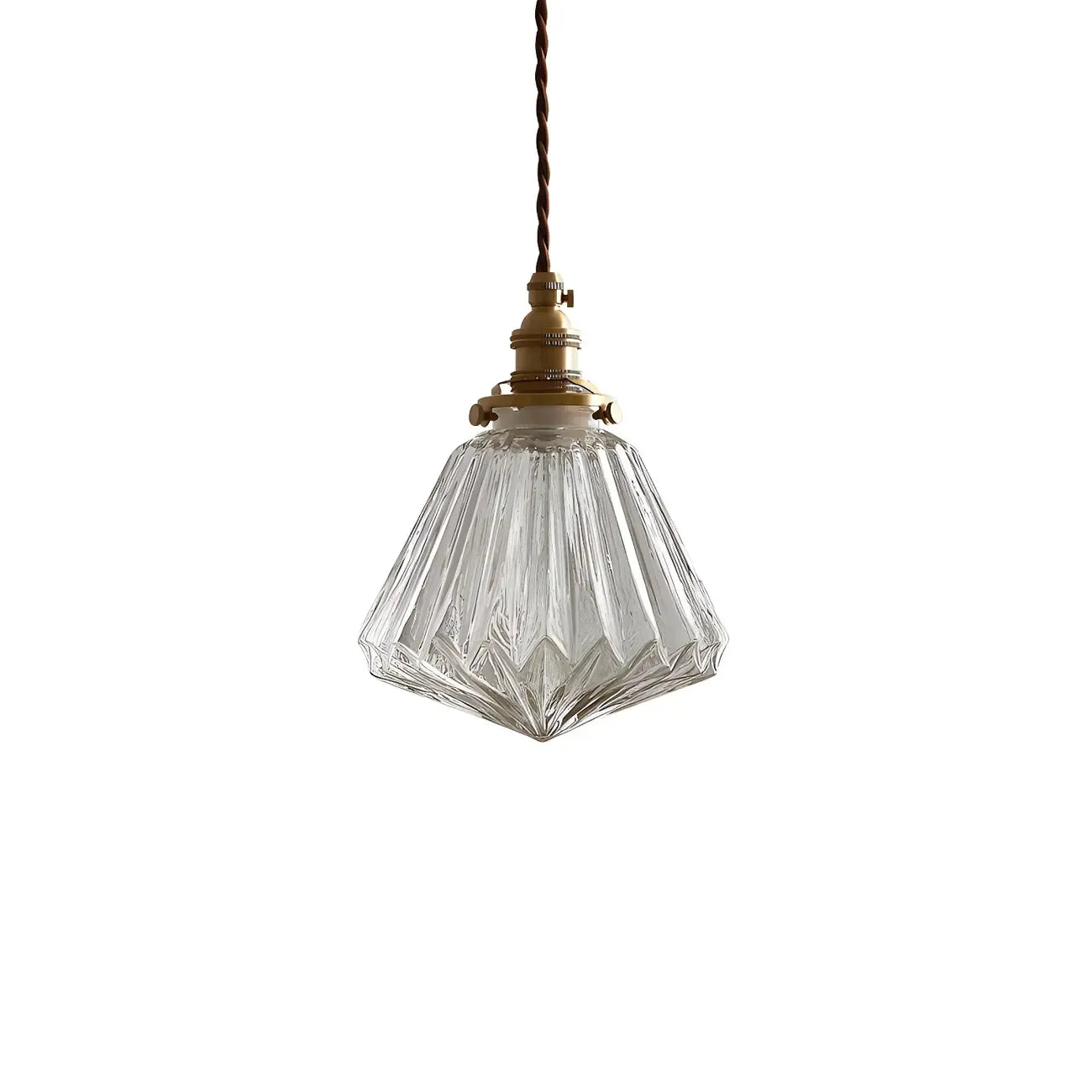 Industrial Clear Glass Pendant Light for Kitchen Island