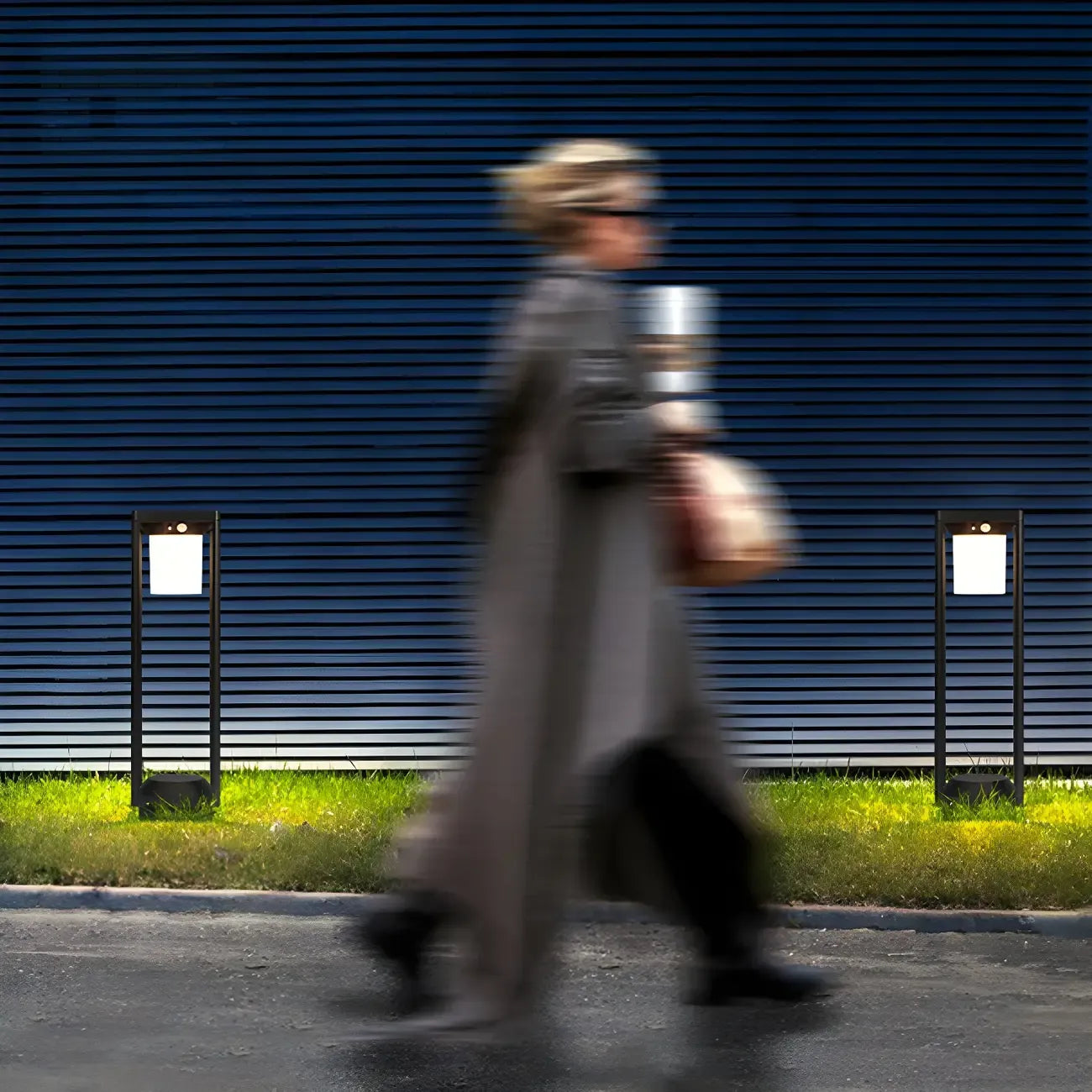 Contemporary Metal Black Open Landscape Lighting