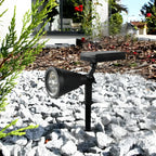 Modern Solar Sleek Cone Landscape Lighting