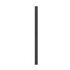 Modern Metal Black Linear Outdoor LED Wall Light Fixture