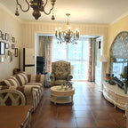 Black Classical Metal Crystal Chandelier Vintage Design