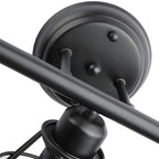 3-Light Industrial Metal Cage LED Vanity Light