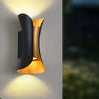 Modern Hourglass Metal LED Outdoor Wall Light