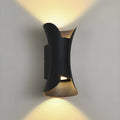 Modern Hourglass Metal LED Outdoor Wall Light