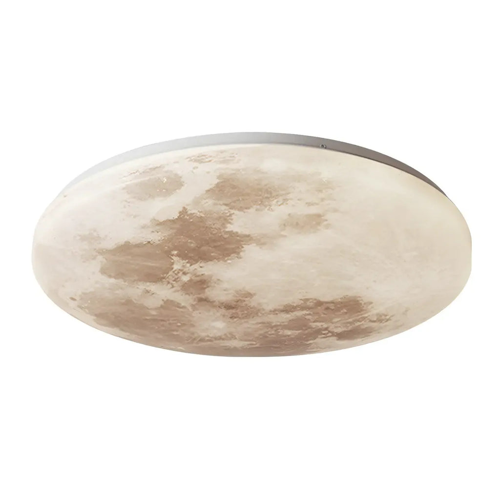 Modern Moon Design Dimmable LED Flush Mount Ceiling Light