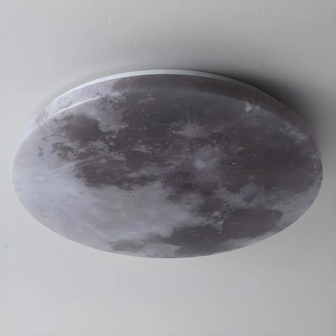 Modern Moon Design Dimmable LED Flush Mount Ceiling Light