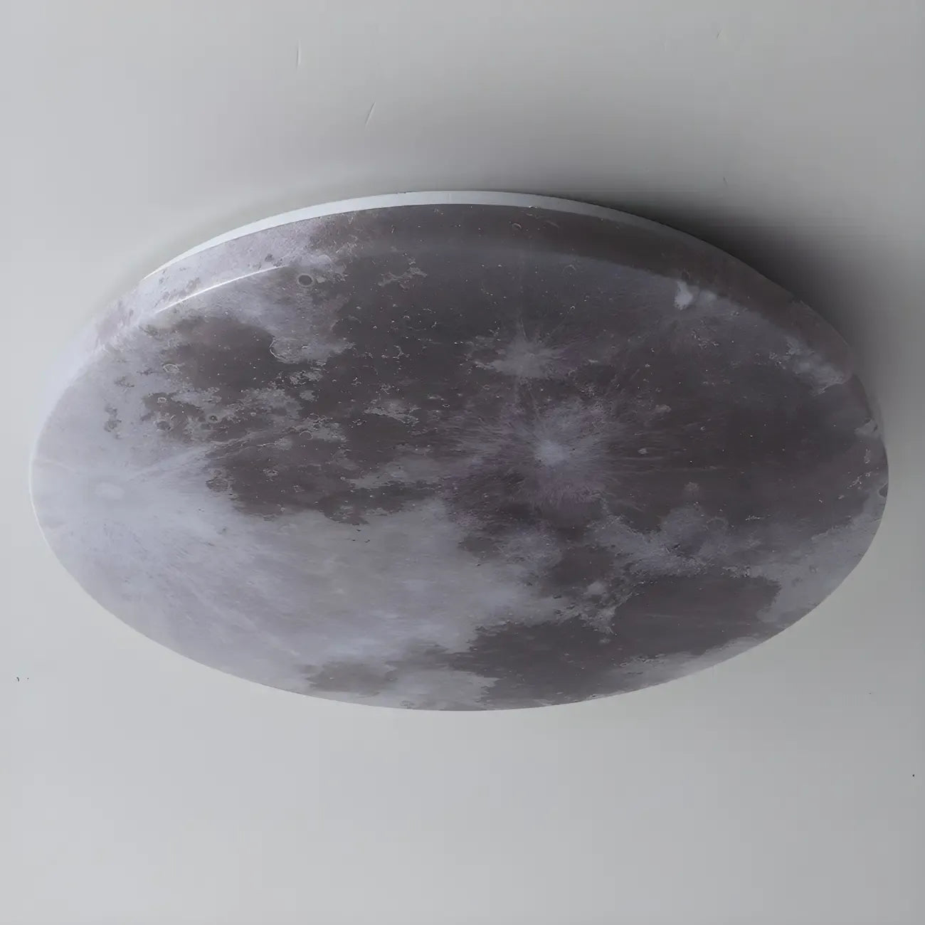 Modern Moon Design Dimmable LED Flush Mount Ceiling Light