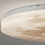 Modern Moon Design Dimmable LED Flush Mount Ceiling Light