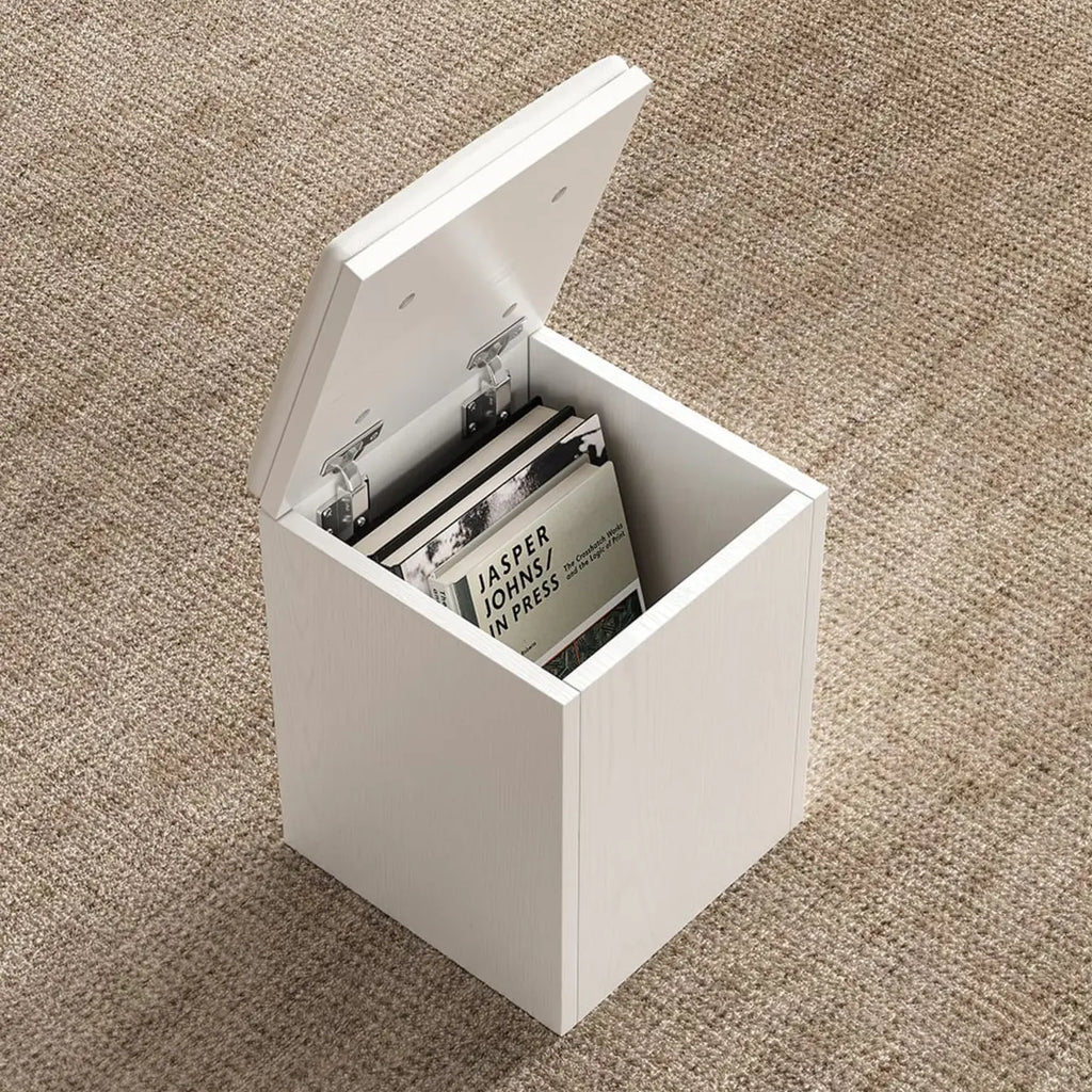 Foldable Lift-Top Coffee Table with 4 Stools & Storage