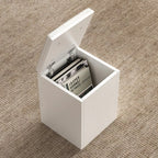 Foldable Lift-Top Coffee Table with 4 Stools & Storage