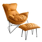 Modern Fabric Accent Chair with Pillow Back