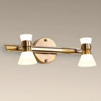 Modern Gold Cone Shade Bathroom Vanity Light LED Fixture
