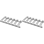 Contemporary Metal Hanging Wine Glass Rack Black