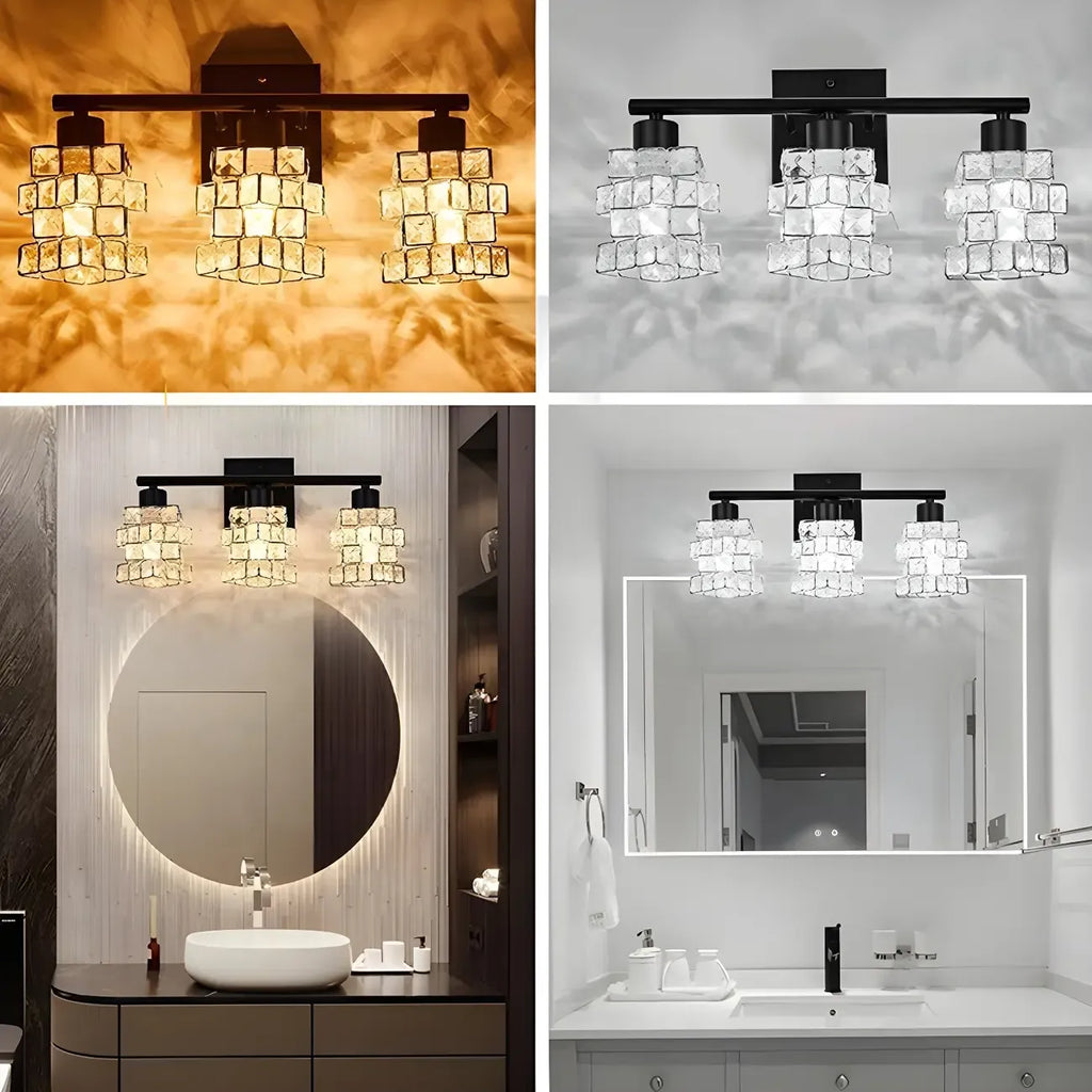 Modern Crystal Bathroom Vanity Light for Washroom Mirror