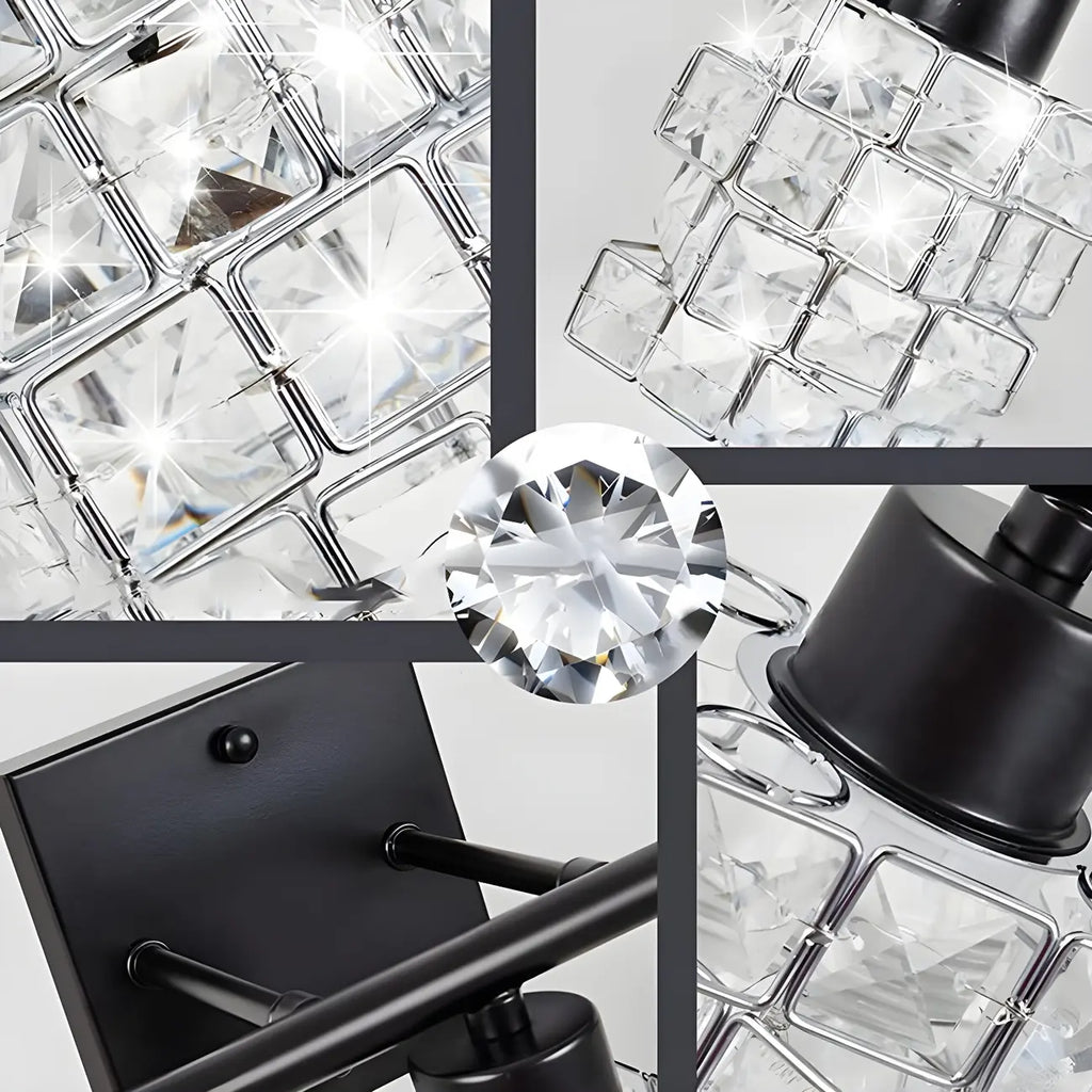 Modern Crystal Bathroom Vanity Light for Washroom Mirror
