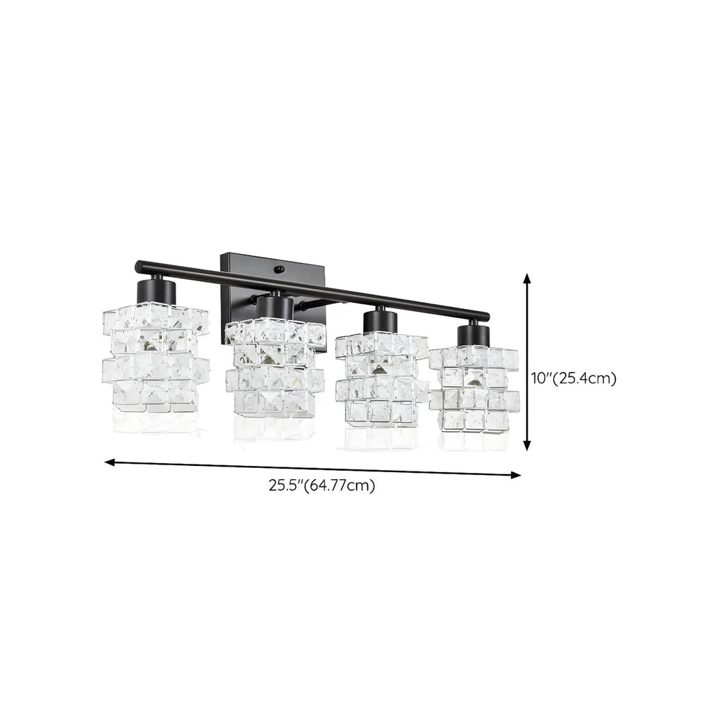 Modern Crystal Bathroom Vanity Light for Washroom Mirror