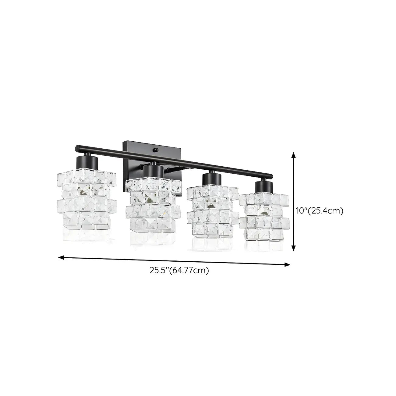 Modern Crystal Bathroom Vanity Light for Washroom Mirror