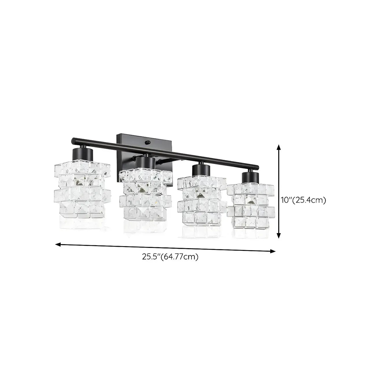 Modern Crystal Bathroom Vanity Light for Washroom Mirror