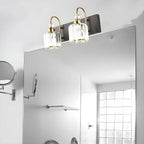 Modern Glam Crystal Vanity Light for Bathroom