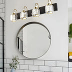 Modern Glam Crystal Vanity Light for Bathroom