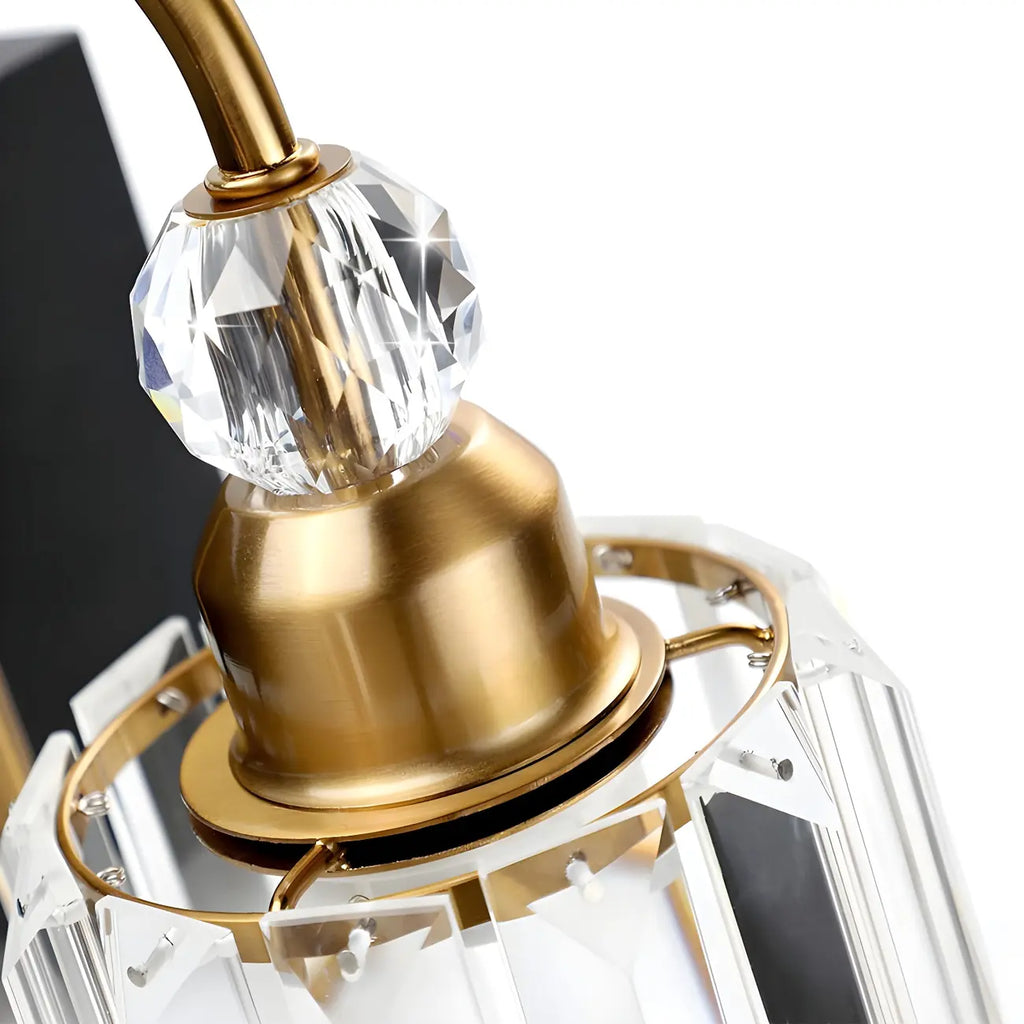 Modern Glam Crystal Vanity Light for Bathroom