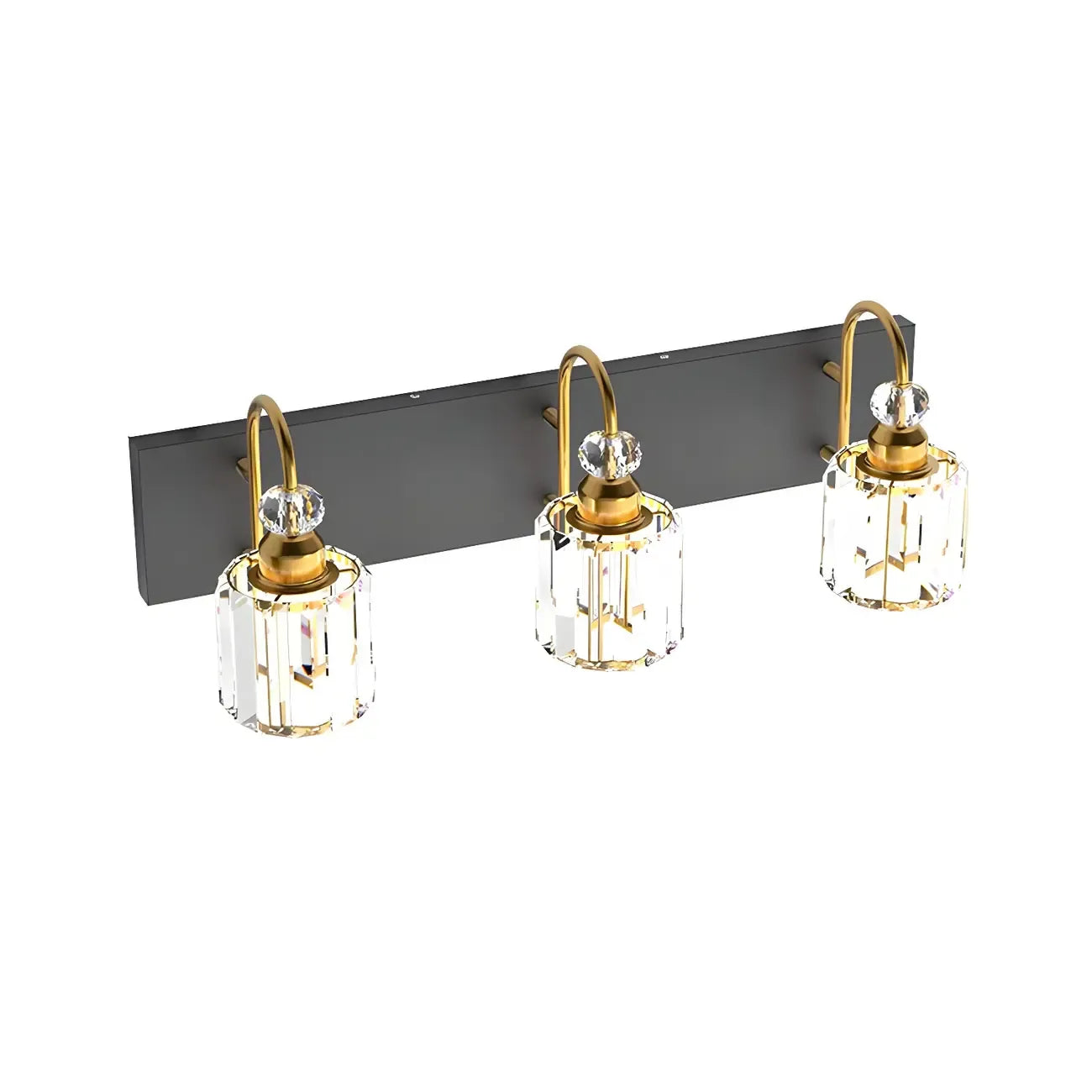 Modern Glam Crystal Vanity Light for Bathroom