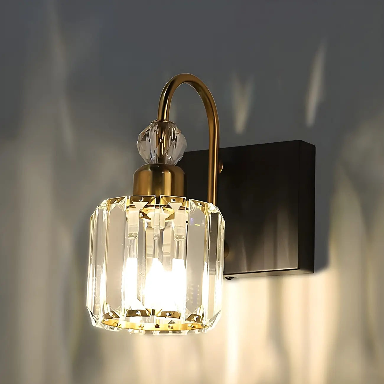 Modern Glam Crystal Vanity Light for Bathroom