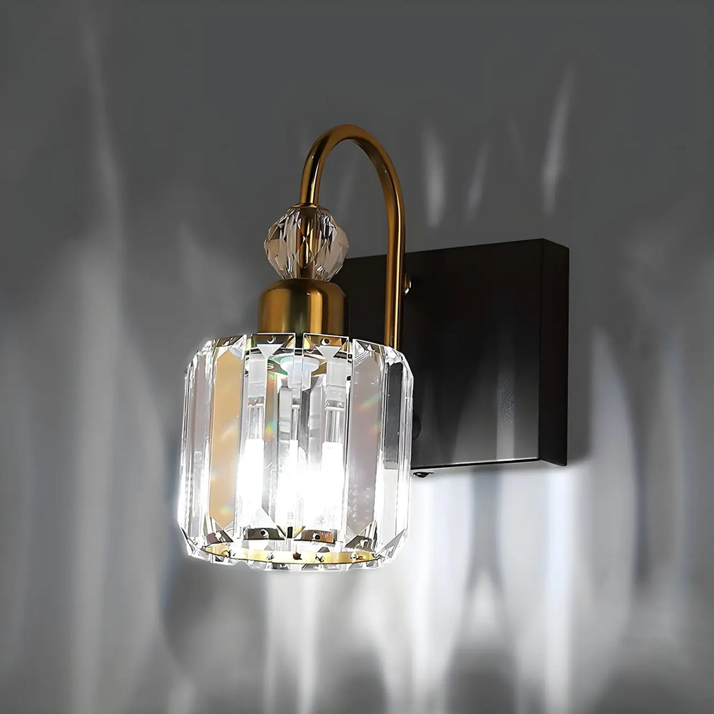 Modern Glam Crystal Vanity Light for Bathroom