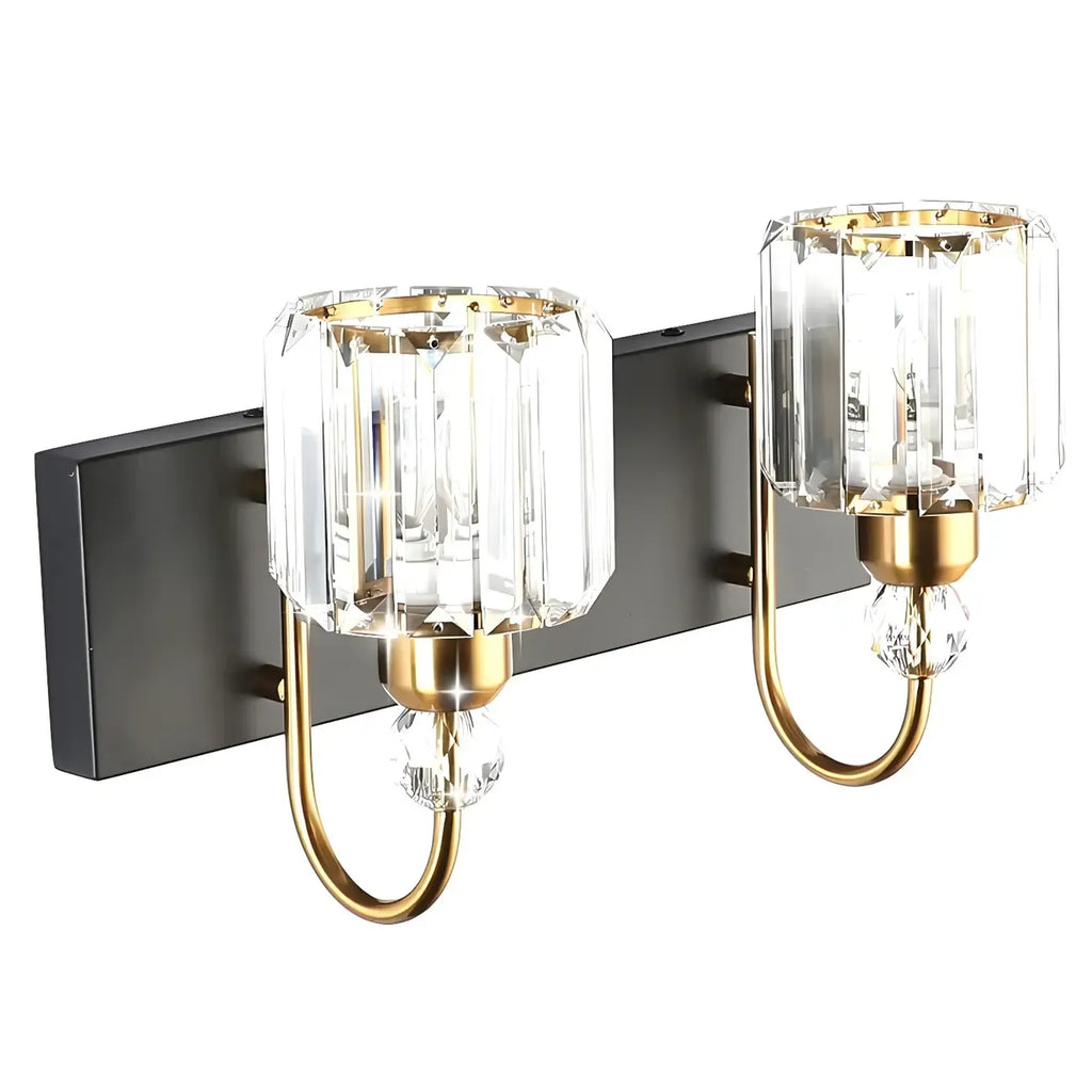 Modern Glam Crystal Vanity Light for Bathroom