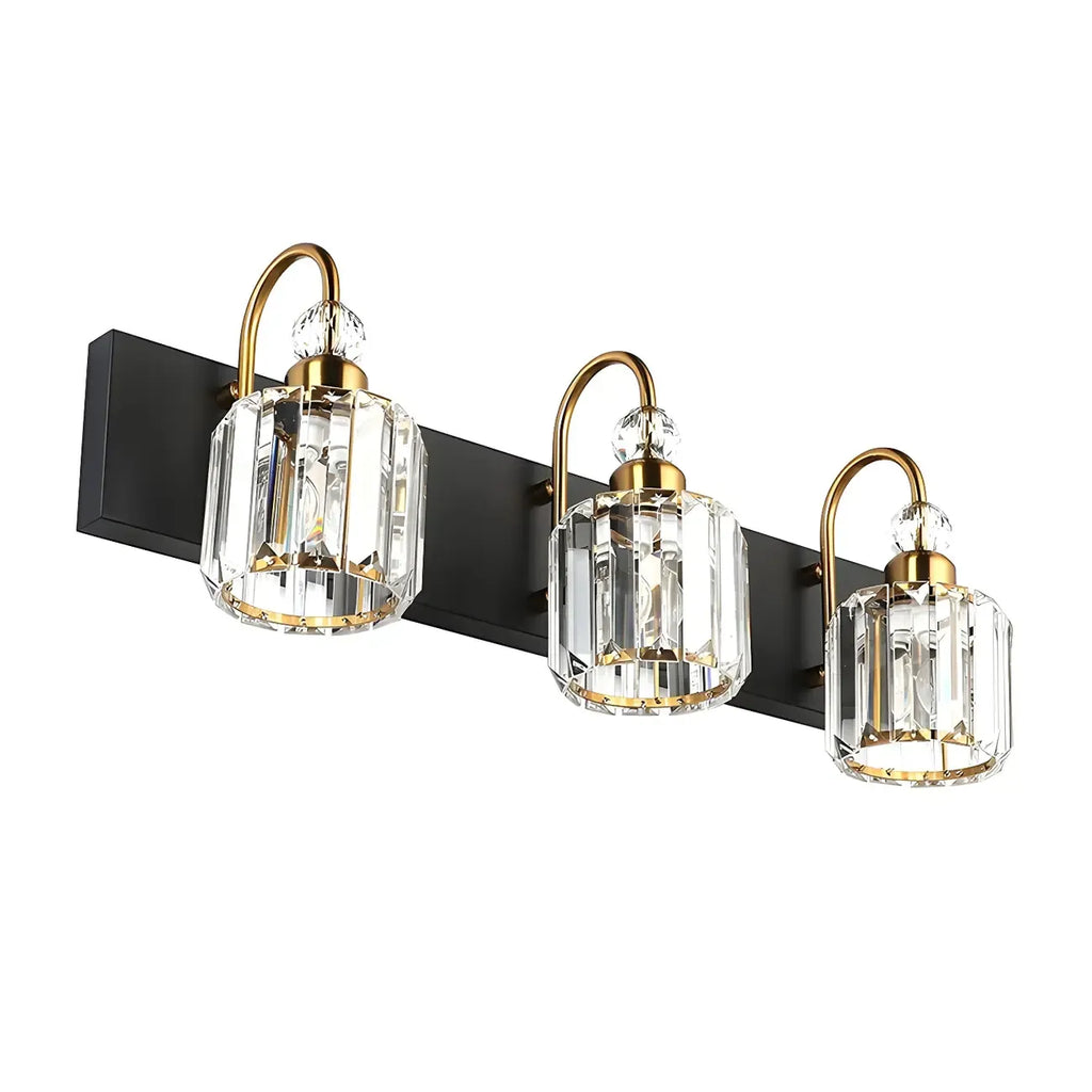 Modern Glam Crystal Vanity Light for Bathroom