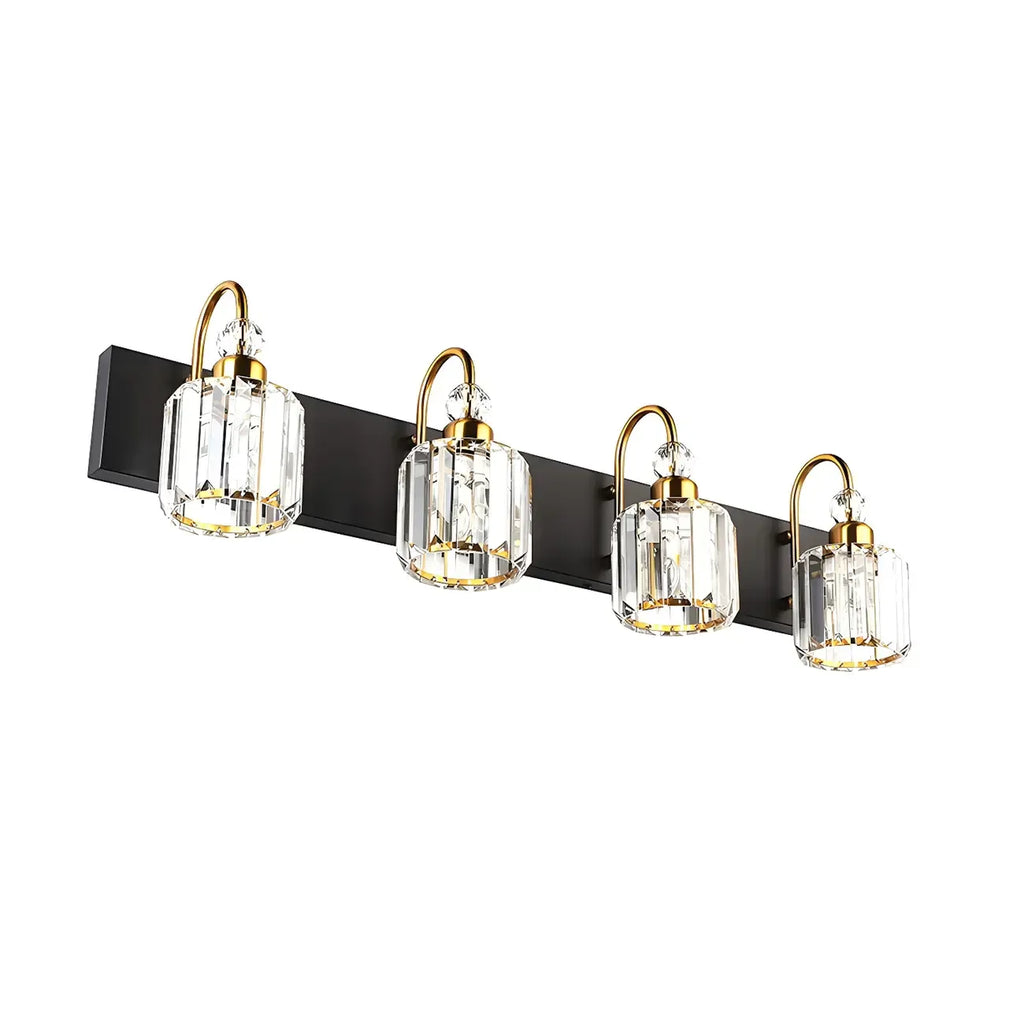 Modern Glam Crystal Vanity Light for Bathroom