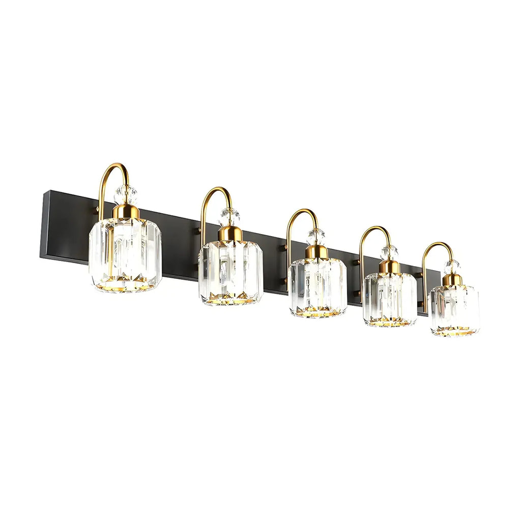 Modern Glam Crystal Vanity Light for Bathroom