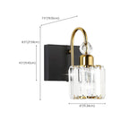 Modern Glam Crystal Vanity Light for Bathroom