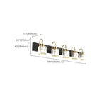 Modern Glam Crystal Vanity Light for Bathroom