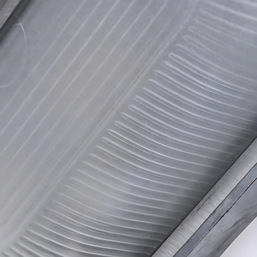 Industrial Silver Ribbed Frosted Glass Outdoor Wall Light