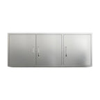 Adjustable Stainless Steel Wall-Mounted China Cabinet