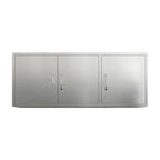 Adjustable Stainless Steel Wall-Mounted China Cabinet