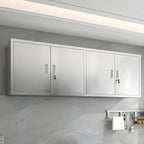 Adjustable Stainless Steel Wall-Mounted China Cabinet