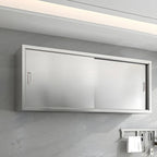 Adjustable Stainless Steel Wall-Mounted China Cabinet