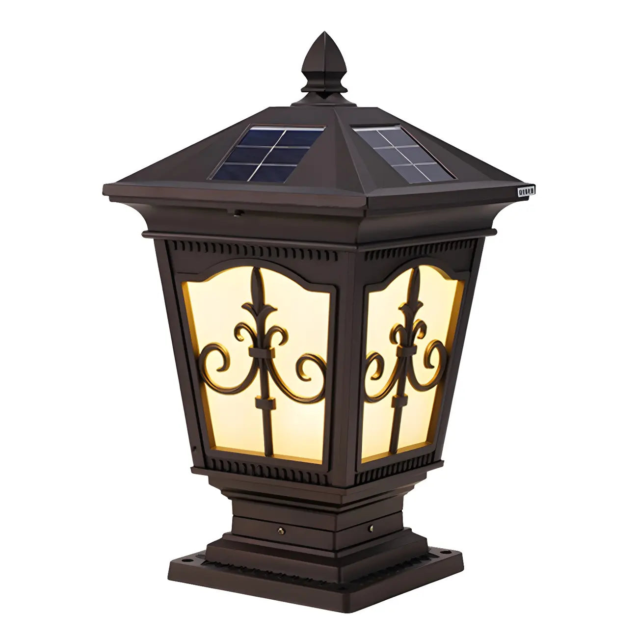 3 Color Light Decorative Contemporary Outdoor Post Light
