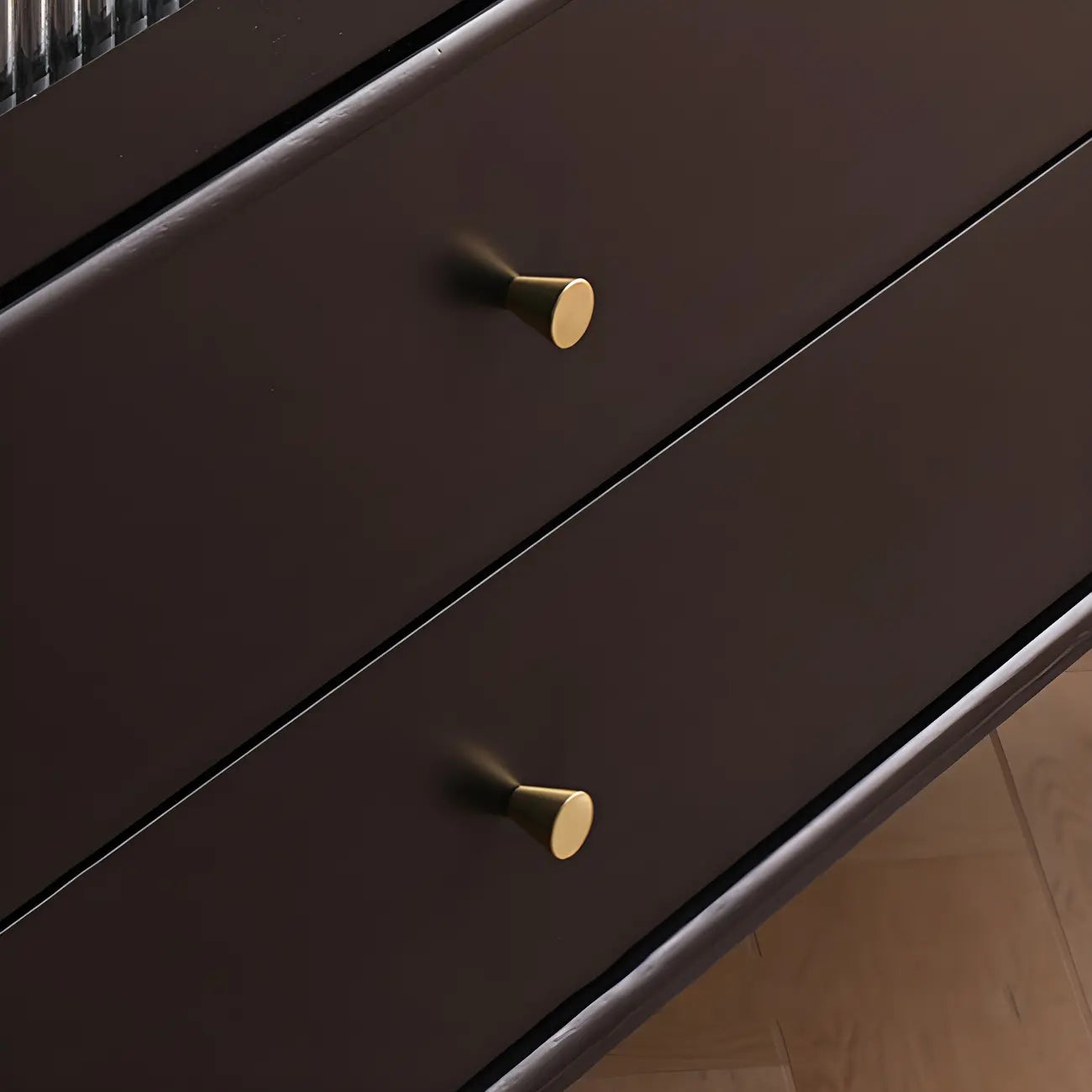 Modern Black Freestanding Wine Rack Large Storage for Living Bar